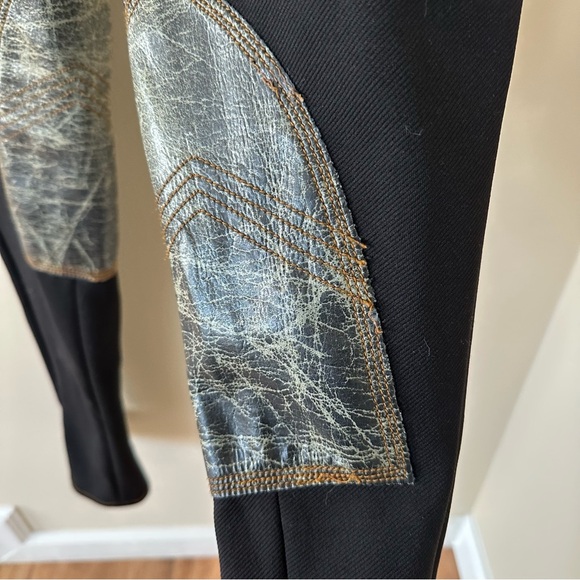 Vintage 1980s/1990s Gaultier Paris Black Riding Pants - Picture 3 of 10